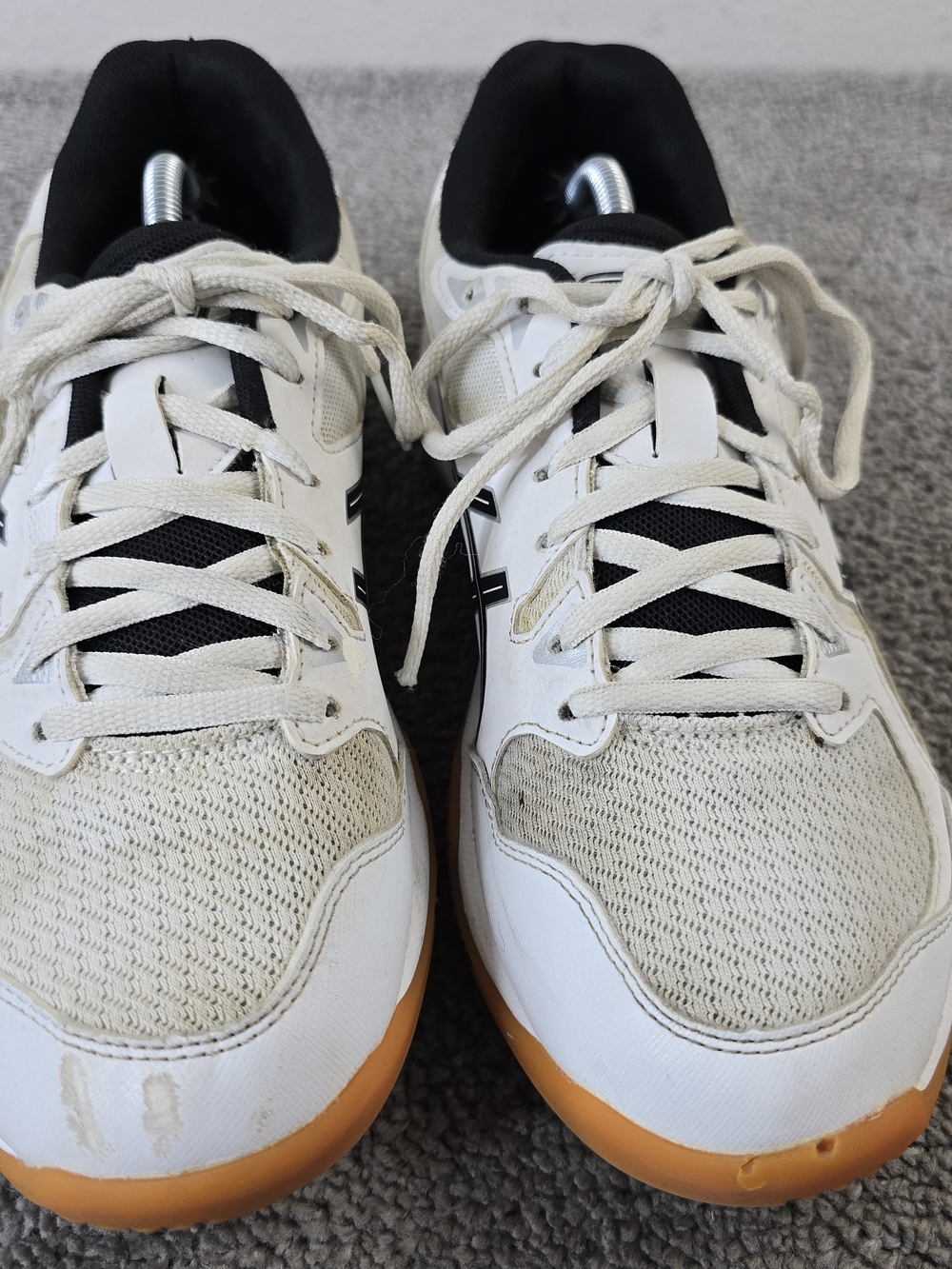 Asics GEL-Rocket 10 Womens Size 9 Volleyball Shoes White Black 1072A056 - Picture 8 of 12
